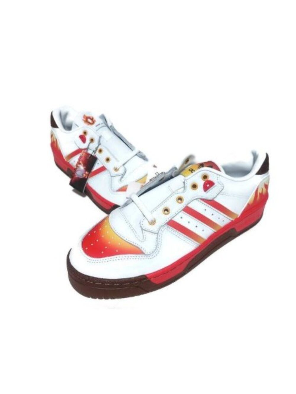 Adidas Rivalry Low Demon Slayer Rengoku Basketball Sneakers Mens 11 JI3310 - Picture 5 of 10